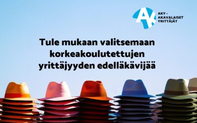 Tule mukaan valitsemaan akavalaisen yrittäjyyden edelläkävijää